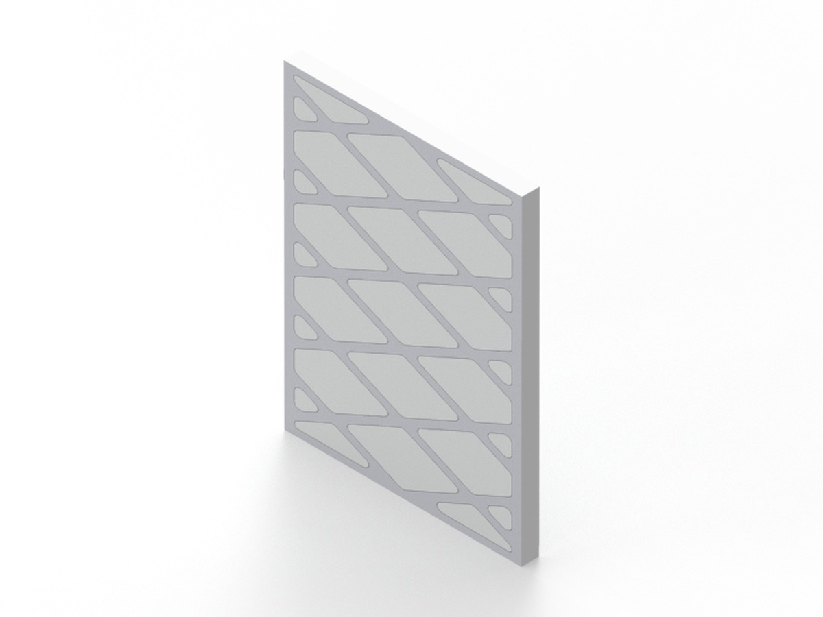 Celda de filtro de aire 670 x 466 x 45 PU: 12 piez